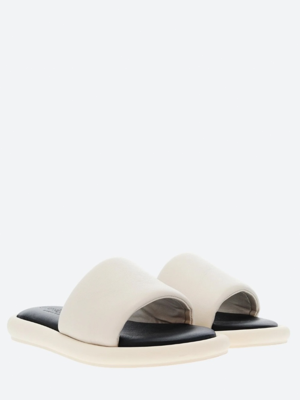 Leather slides